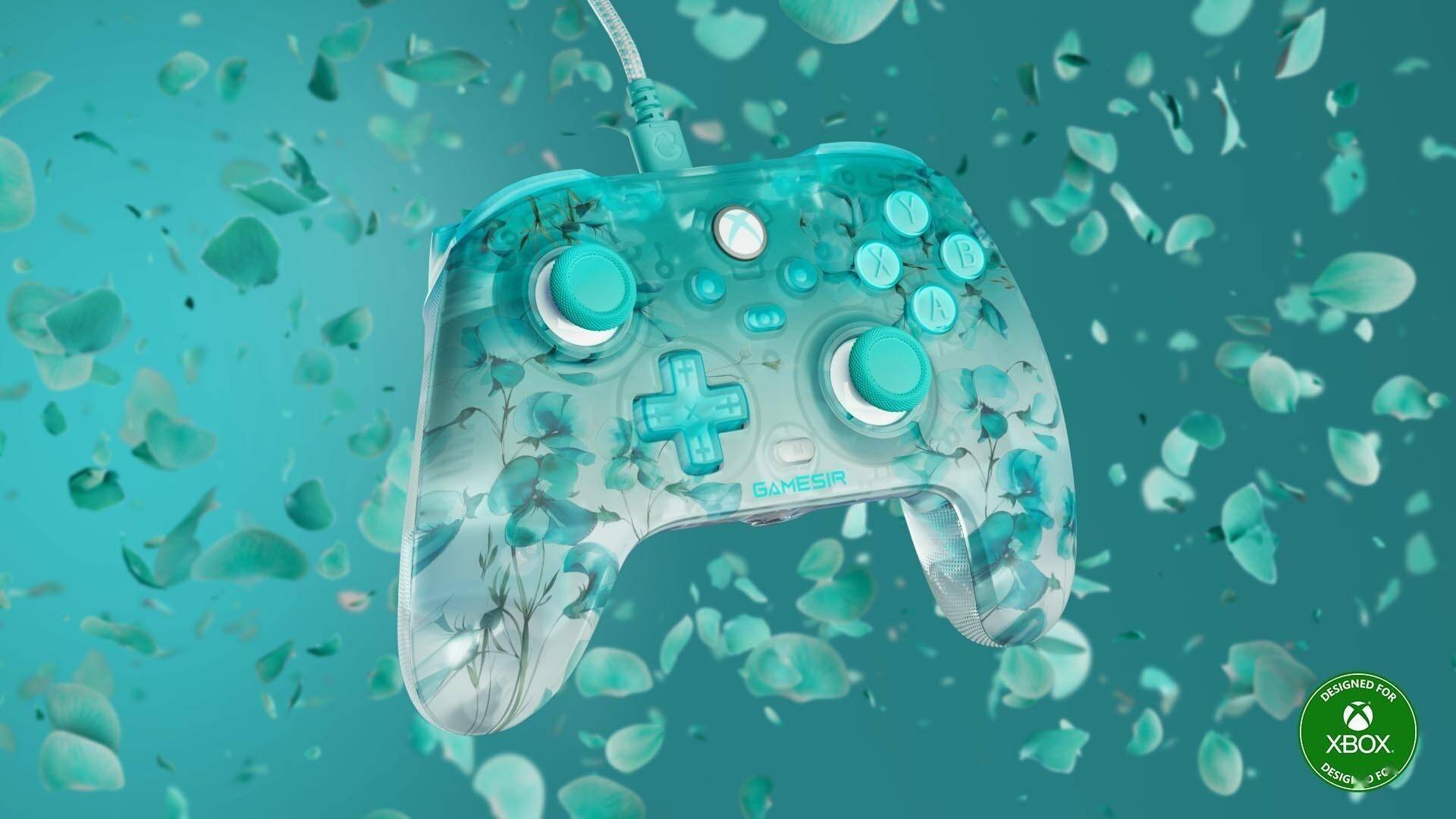 系列”配件上线精美外观搭配强劲性能pg模拟器试玩微软Xbox“花卉(图2)